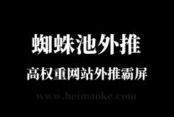 黑帽SEO技术：蜘蛛池外推利用大型权重网站霸屏你的关键词